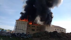 90 Persen Rampung, Gedung Baru IAIN Palopo Terbakar