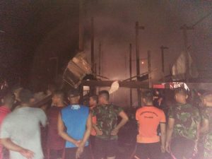 Gegara Charge Handphone Pangkalan Gas Elpiji Ludes Terbakar