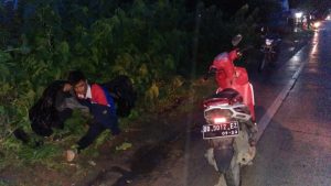 Hendak Laksanakan Strong Point, Polisi Sikapi Kecelakaan Tunggal