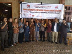 Tekan Kerawanan, KPU Gelar Rakoor Dengan Aparat Hukum