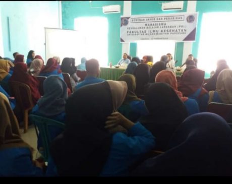 Jelang Penarikan, Mahasiswa Fikes Umpar Gelar Seminar