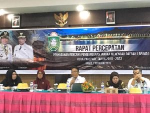 Rapat Percepatan Penyusunan RPJMD Kota Parepare Tahun 2018-2023 Digelar