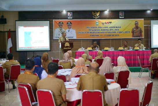 Pemkot Parepare Gelar Bimtek dan Ujian Sertifikasi Keahlian Pengadaan Barang dan Jasa