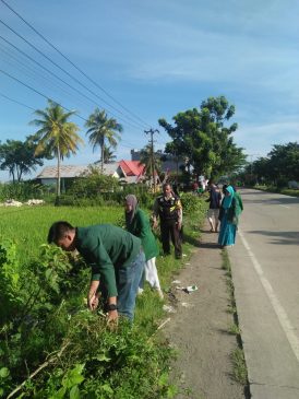 Bhabinkamtibmas Polsek Minasatene, Kawal Mahasiswa UMMA Program KKN