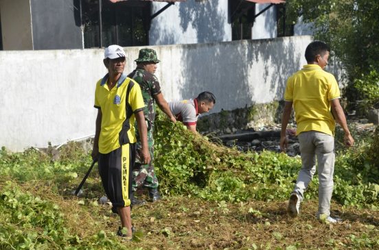 HARI HPSN, DANDIM 1407/BONE BERSAMA WAKIL BUPATI  GELAR KARYA BAKTI DI BAJOE