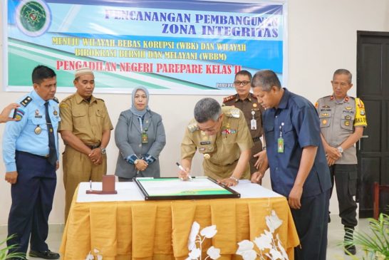 Menuju WBK dan WBBM, Parepare Canangkan Zona Integritas