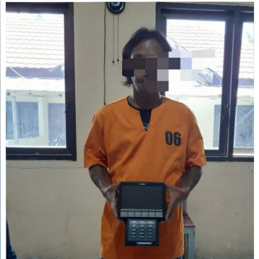 Beberapa Hari Diburu, Pencuri Monitor Eskavator, Tertangkap