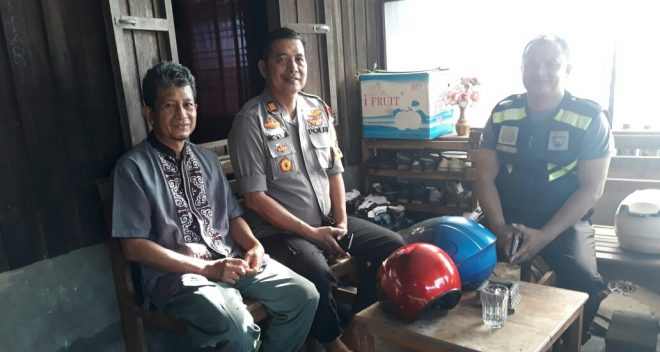 Harap Pemilu Berjalan Aman, Kapolsek Minasatene, Silaturahmi Sejumlah Tomas