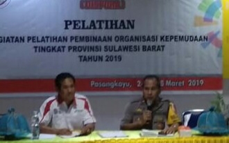 Dinas Kepemudaan PROV.Sulbar, Gelar Sosialiasi Pembinaan OKP