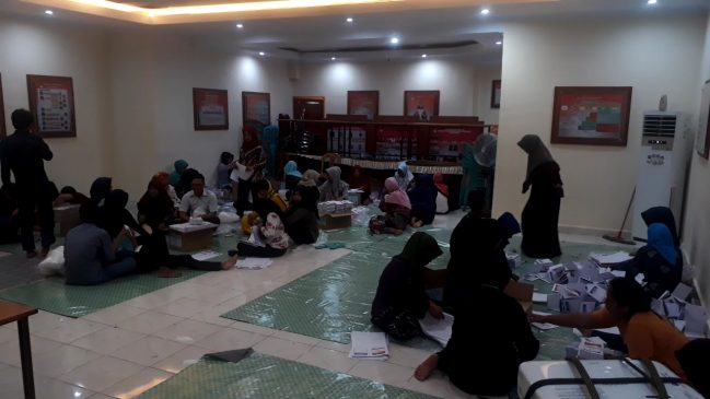 9.433 Lembar Surat Suara Pemilu 2019 di KPU Palopo Rusak
