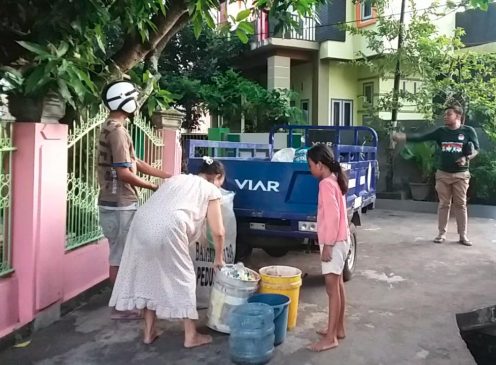 Inovatif Pogram Sapa Lorong dari Galung Maloang, Jemput Sampah di Rumah Warga