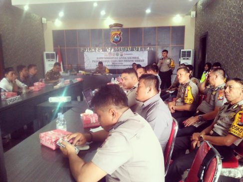 Polres Pasangkayu Koordinasi Lintas Sektor Pengamanan Pemilu