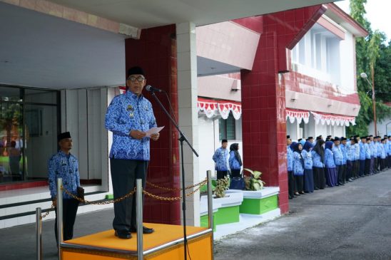 Pemkot Parepare Gelar Upacara di HKN, Ini Pesan Wawali