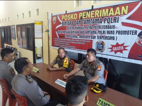 Pendaftaran Polri, Polres Matra Tegaskan Penerimaan “Betah”