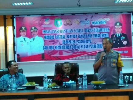 Polisi Siap Kawal Bantuan Pangan Non Tunai Ke Masyarakat