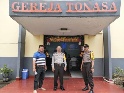 Hindari Aksi Teror, Polsek Balocci Amankan Pelaksanaan Ibadah Minggu