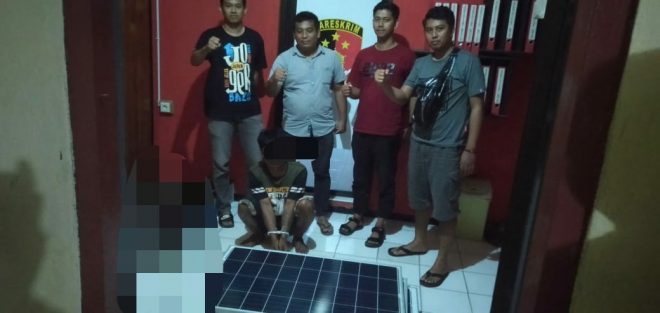 Marak Pencurian Panel Tenaga Surya, Polres Pasangkayu Amankan Seorang Tersangka
