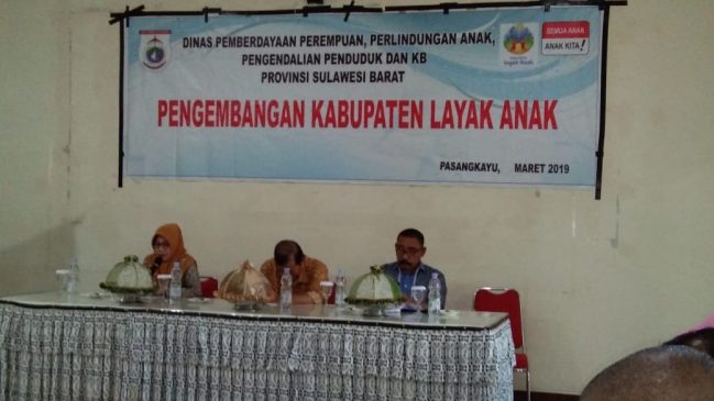 Dinas PPPKB Sulbar, Sosialisasi Kota Layak Anak