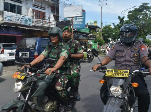 H – 4 Pemilu, Polri – TNI, Patroli Bersama