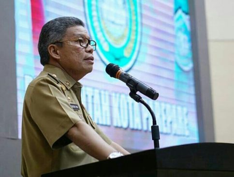 Taufan Kenalkan Identitas Parepare Kota Habibie