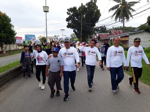 Jajaran Unsur Keamanan, Hadiri Pemilu Damai KPU