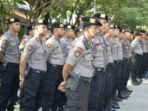 May Day”, Polres Sidrap Gelar Apel Siaga