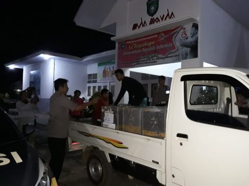 Pergeseran Logistik Pemilu Hasil Rekap PPK Minasate’ne Pangkep