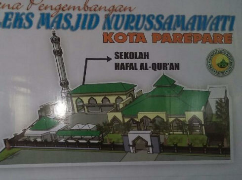Masjid Nurussamawati Parepare Terus Lakukan Pengembangan