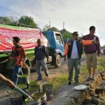 Pemkot – MPC Pemuda Pancasila Distribusikan Air Bersih