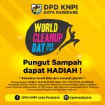 KNPI dan RBCD Ajak Masyarakat Parepare Peduli Lingkungan Melalui CleanUp Day