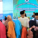 Santunan Untuk 113 Anak Yatim Piatu Ponpes Uswatun Hasanah