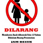 Anak di Bawah Usia 12 Tahun, Dilarang Masuk Ruang Perawatan Rumah Sakit, Ini Alasannya