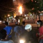 Diduga Akibat Korsleting Listrik, Kabel PJU di Kawasan Hastom Parepare Terbakar