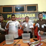 Pemusnahan sabu  1 Kilogram di Polres Nunukan
