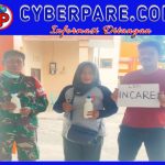 LSM Incare Parepare Bagikan Cairan Desinfektan Cegah Penularan Covid-19
