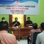 25 Cabor Hadiri Rapat Anggota KONI Parepare Th 2020