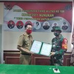 Naskah Penyerahan Pekerjaan Ditandatangani, TMMD ke 108 Tahun 2020 Siap Dilaksanakan