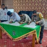 NPHD Anggaran Pilkada Tahun 2020 Sebesar Rp. 46.6 Miliar Ditandatangani