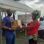 PEKAT-IB Galang Bantuan Untuk Masamba, Komunitas Scoter Serahkan 2 Dos pakaian