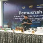 Bea Cukai Nunukan Musnahkan Barang Sitaan