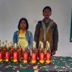 Lagi-lagi Satgas Pamtas Yonif 623/BWU Pos Tembalang Amankan Miras Ilegal
