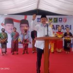 Sebelum Mendaftar Ke KPU Nunukan, Paslon Danni-Nasir Deklarasi Di Depan Rumahnya