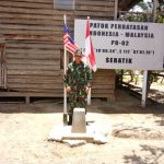 Satgas Pamtas Yonif 623/BWU Pastikan Patok Perbatasan RI-Malaysia Tidak Bergeser