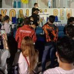 Unggul Hitung Cepat, Rusdy Mastura Selebrasi Kemenangan di Hadapan Pendukung