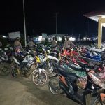 Kapolsek Bahodopi Amankan 34 yunit Kendaraan R 2 Gunakan Knalpot Bogar Di Malam Natal