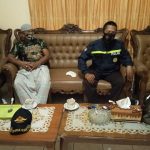 Bhabinkamtibmas Polsek Minasatene, Sambang Tokoh Masyarakat Purnawirawan TNI, Ini Tujuannya