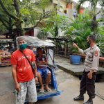 Kanit Binmas Polsek Pangkajene Polres Pangkep, Edukasi Warga dan Himbau Patuhi Protokol Kesehatan