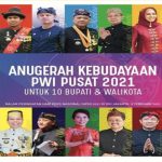 Wali Kota Parepare Masuk Nominasi 10 Kepala Daerah Calon Penerima Anugerah Kebudayaan PWI 2021
