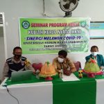 Hadiri Seminar KKN, Bhabinkamtibmas Minasatene Harap Mahasiswa Mampu Bersinergi Melawan Covid-19