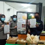 Dibantu Polwan Cantik, Bhabinkamtibmas Polsek Minasatene Edarkan Himbauan Kapolres Pangkep
